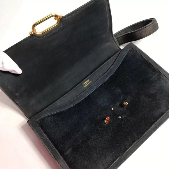 HERMES Shawl vintage Fonsbell 24 Hand Bag Shoulder Bag - Picture 11 of 16